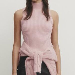 NWOT Zara Sleeveless Knit Sweater